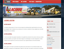 Tablet Screenshot of lacorre-location.fr